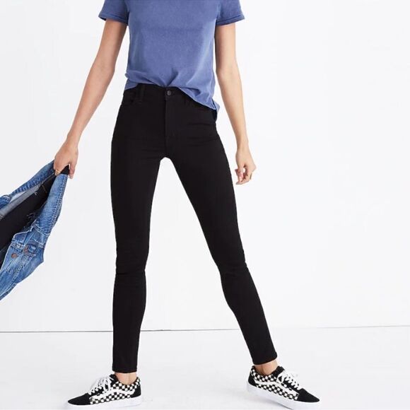 Madewell Roadtripper Jeans in Bennett Black 27 - Picture 1 of 6